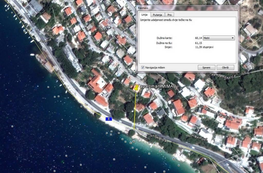 Apartments Mimac Omiš Eksteriør bilde